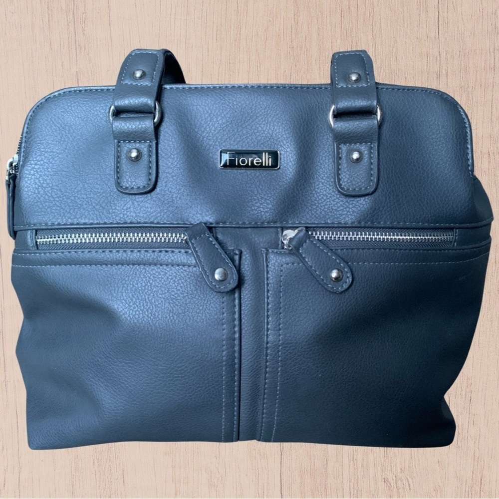 Fiorelli dark grey handbag zipped pockets